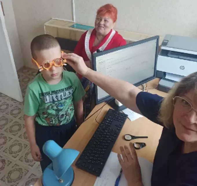 У харківській дитячій поліклініці переобладнали кабінет офтальмолога