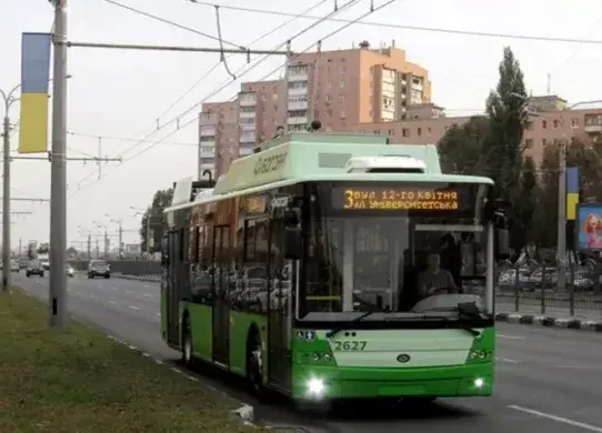 У Харкові зміниться маршрут кількох тролейбусів