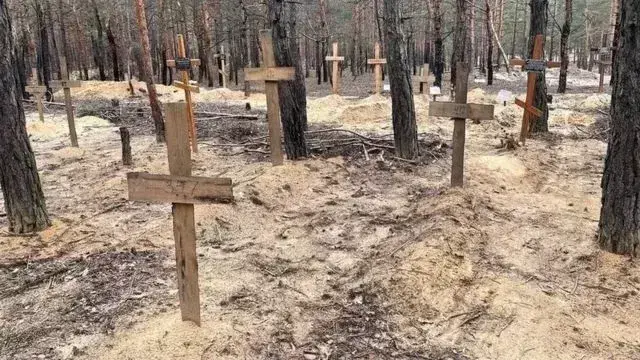 На Харківщині встановлюють особи загиблих під час окупації Ізюму