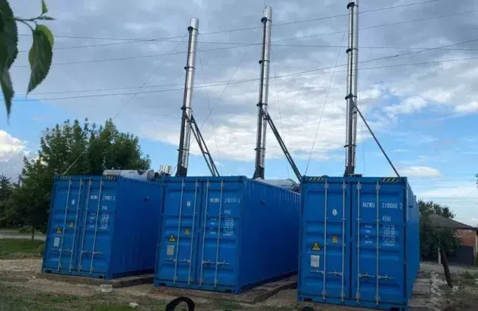 В деокупованому Ізюмі встановили перші модульні котельні