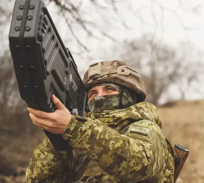 На Харківщині прикордонники знешкодили ворожий дрон із вибухівкою Фото: dpsu.gov.ua