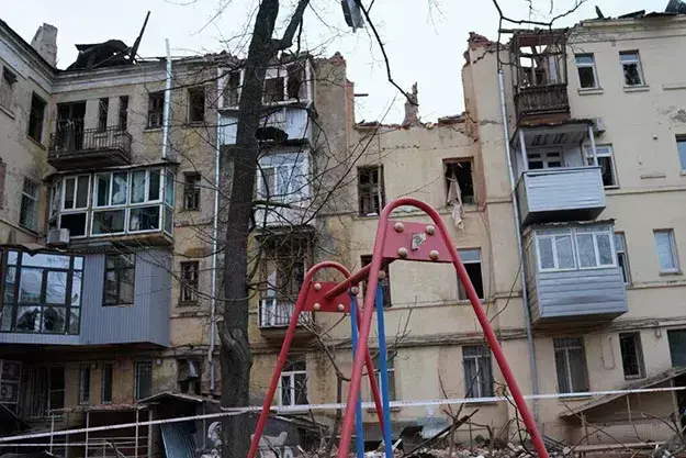 Внаслідок обстрілів, у Харкові пошкоджень зазнали близько 50% багатоповерхівок