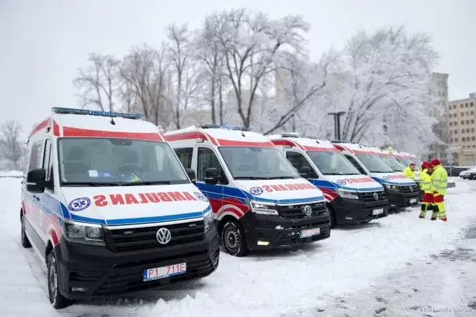 Харківські бригади екстреної допомоги отримали 7 машин «швидкої»