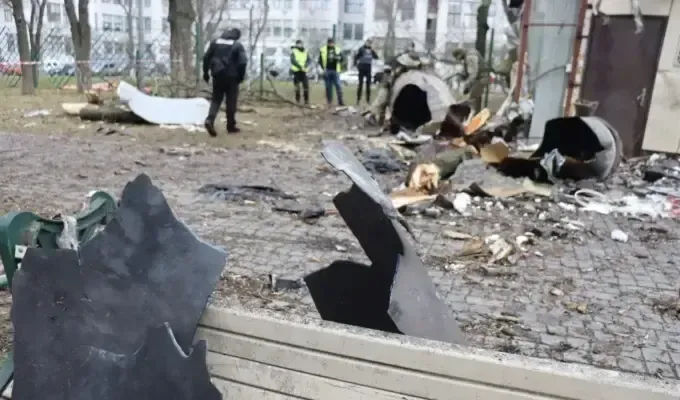 Під час обстрілу Харкова 2 січня, росіяни використали ракету, розроблену в Північній Кореї