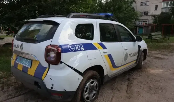 На Харківщині росіяни дроном атакували поліцейських