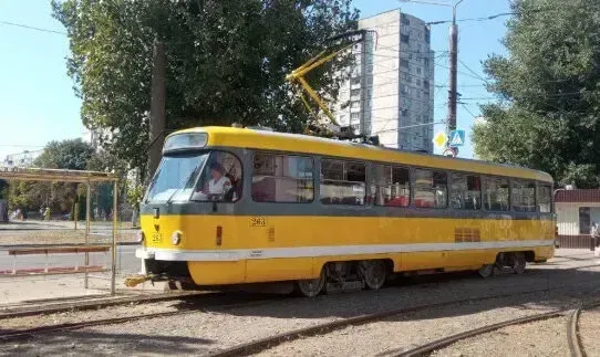 У Харкові вперше з початку повномасштабної війни на маршрут вийшов трамвай №23