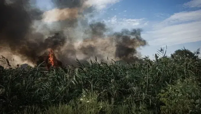 У Харкові рятувальники борються з великою пожежою у Київському районі