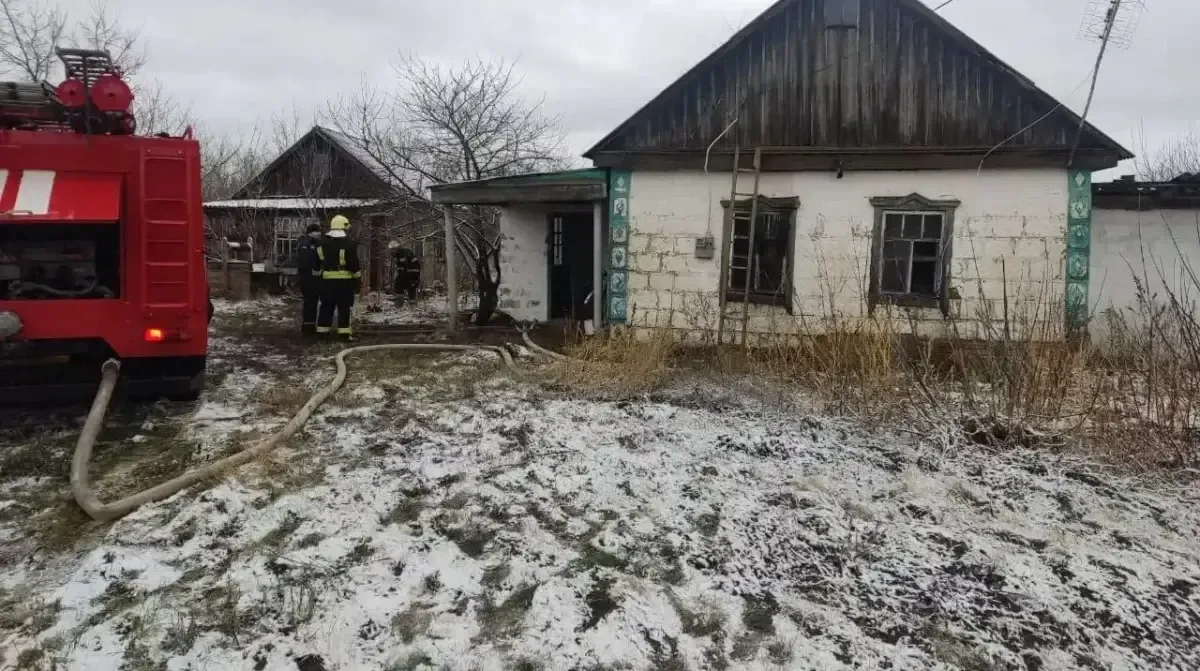 В пожежі у Харківській області згоріли дві людини