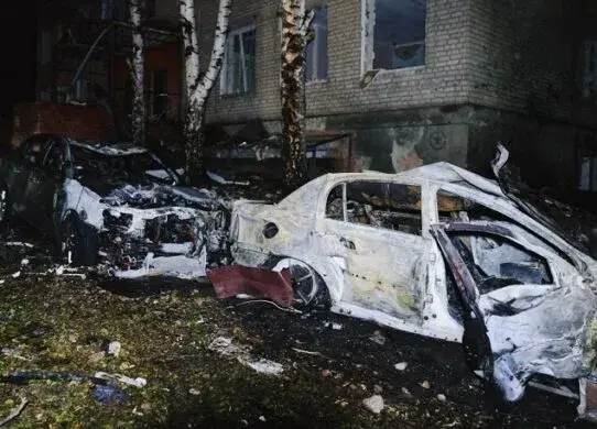 Ракетний удар по центру Балаклії