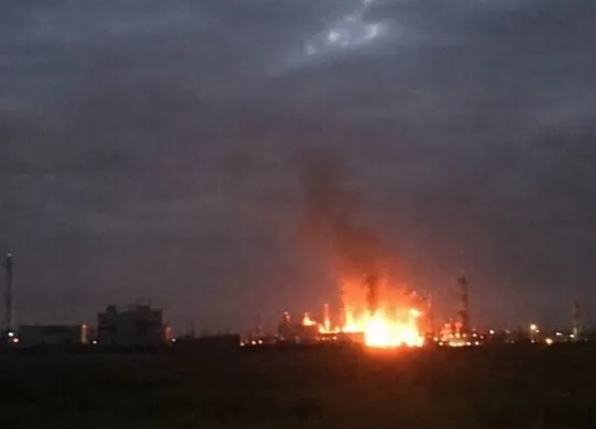 РФ масовано атакувала дронами об’єкт газовидобутку "Нафтогазу" на Харківщині