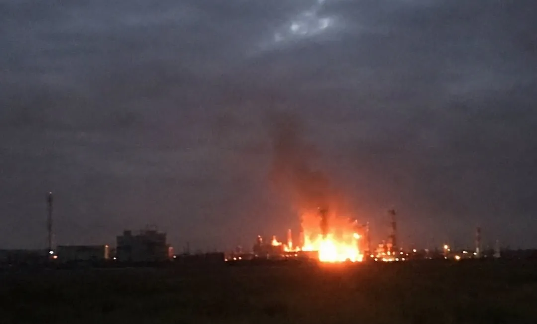 РФ масовано атакувала дронами об’єкт газовидобутку "Нафтогазу" на Харківщині