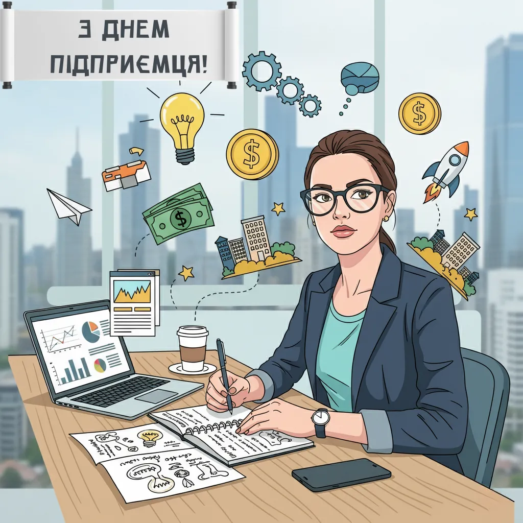 Привітання з Днем підприємця 2026: від щирих побажань до жартів про бізнес