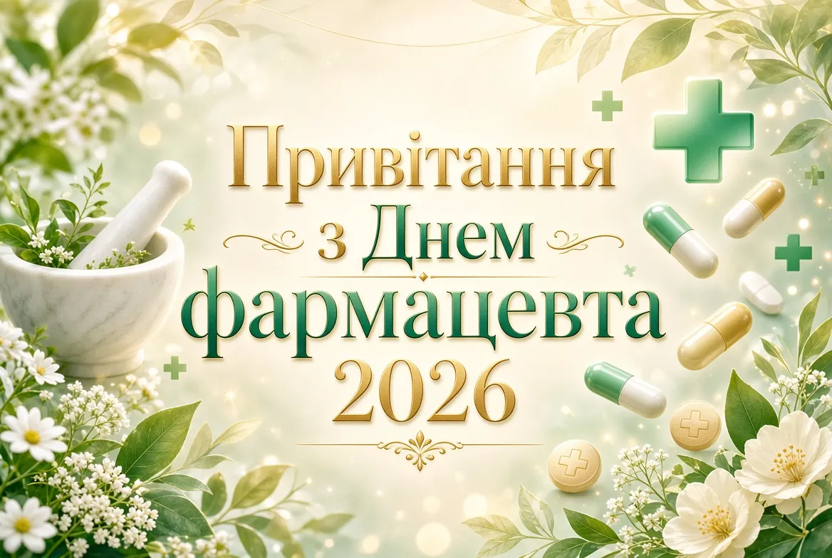Привітання з Днем фармацевта 2026: найтепліші слова для тих, хто завжди знає, "що вам можна"