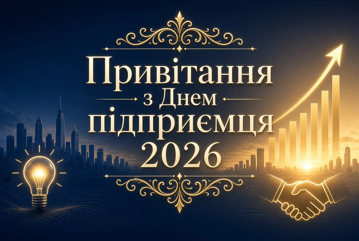 Привітання з Днем підприємця 2026: від щирих побажань до жартів про бізнес