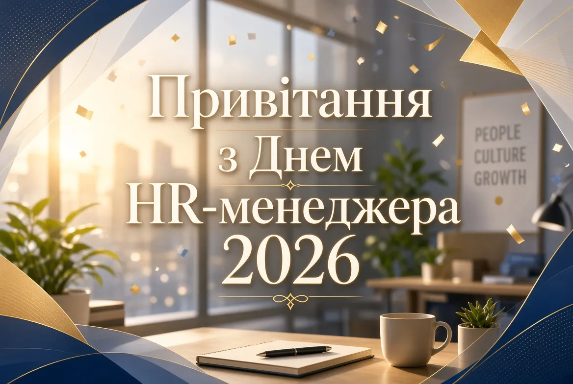 Найкращі привітання з Днем HR-менеджера 2026, які можна сміливо надсилати колегам