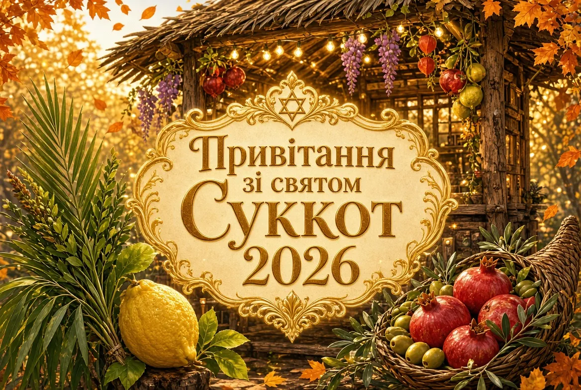 Свято Кущів уже на порозі: красиві привітання зі Суккотом 2026