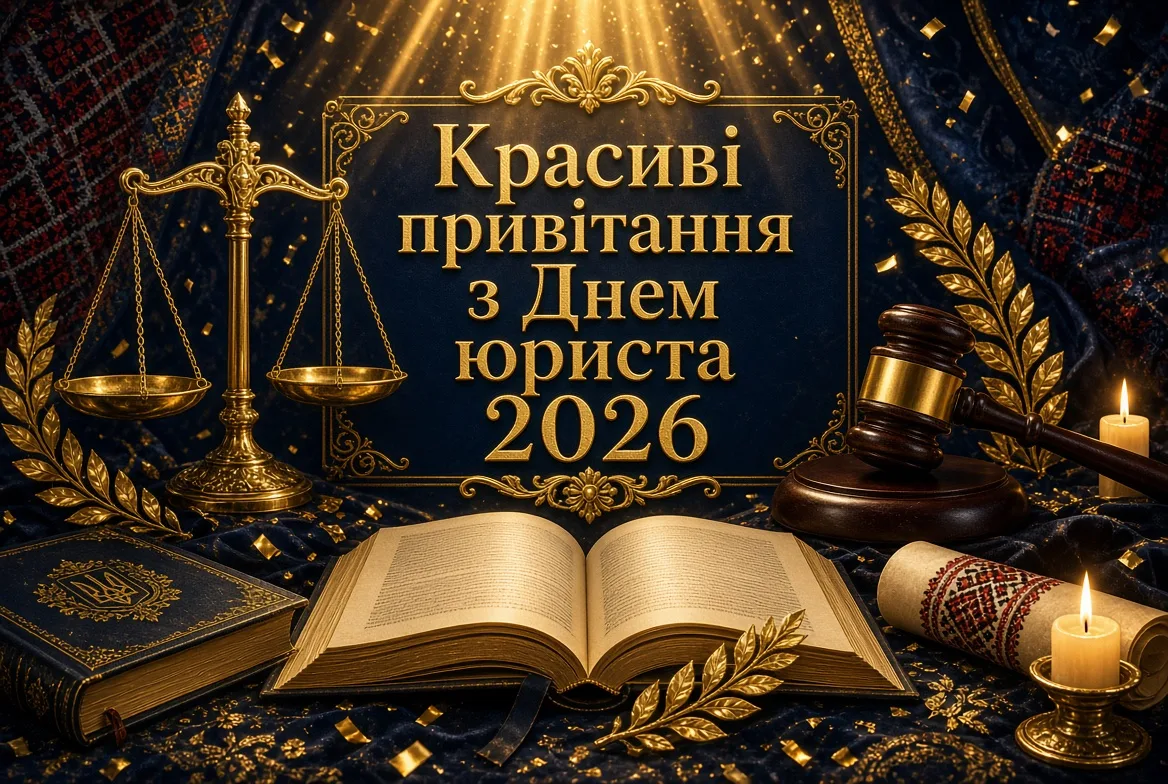 Красиві привітання з Днем юриста 2026