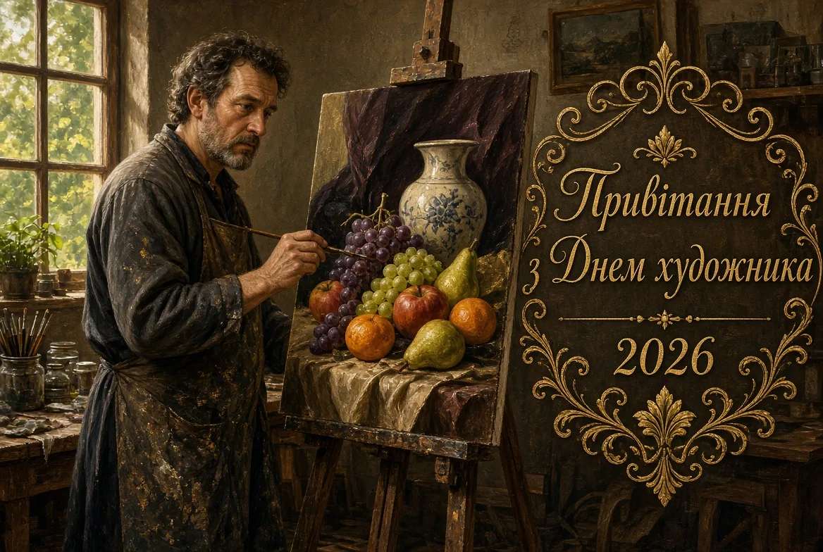 Найкращі привітання з Днем художника 2026